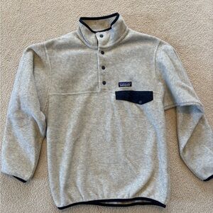 Patagonia Light Gray Fleece Pullover